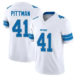 Detroit Lions Men's Anthony Pittman Limited Vapor F.U.S.E. 2nd Jersey - White