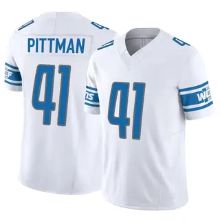 Detroit Lions Men's Anthony Pittman Limited Vapor F.U.S.E. Jersey - White