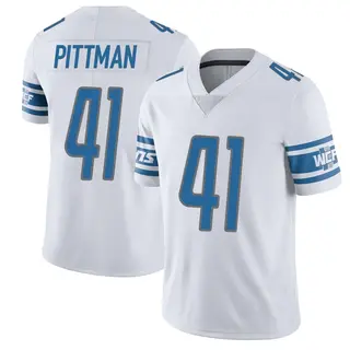 Detroit Lions Men's Anthony Pittman Limited Vapor Untouchable Jersey - White