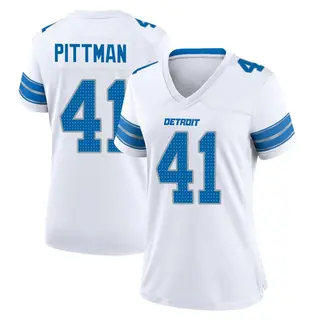 Detroit Lions Women's Anthony Pittman Game 2nd Jersey - White