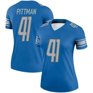 Detroit Lions Women's Anthony Pittman Legend Jersey - Blue