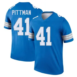 Detroit Lions Youth Anthony Pittman Legend 2nd Jersey - Blue