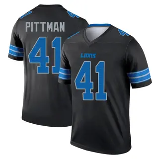 Detroit Lions Youth Anthony Pittman Legend Jersey - Black