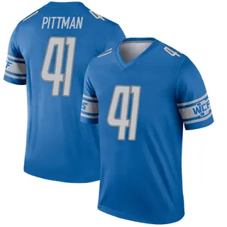 Detroit Lions Youth Anthony Pittman Legend Jersey - Blue